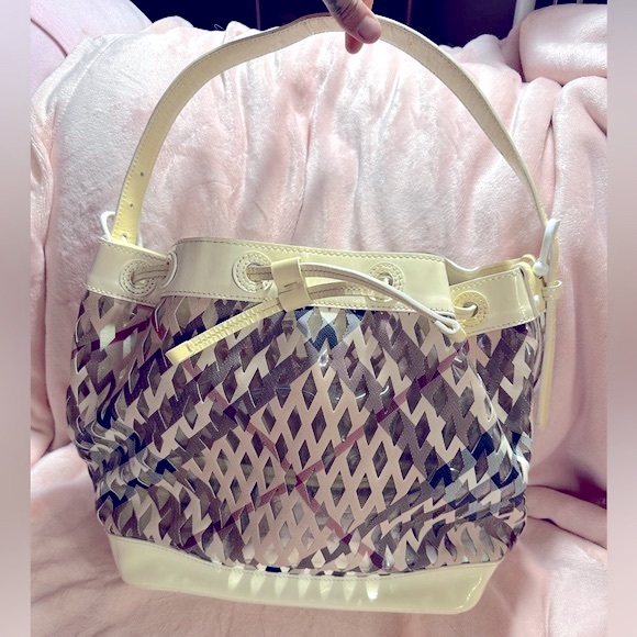 Burberry PVC Nova Check see through plastic vinyl tote - Picture 1 of 17